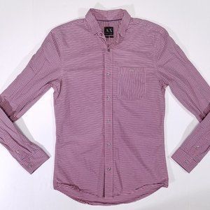 Armani Exchange Slim Striped Casual Button Up